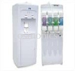 74-116 Hot & Cold (Electronic) Floor Standing Water Dispenser C/W 4 Korea Filters