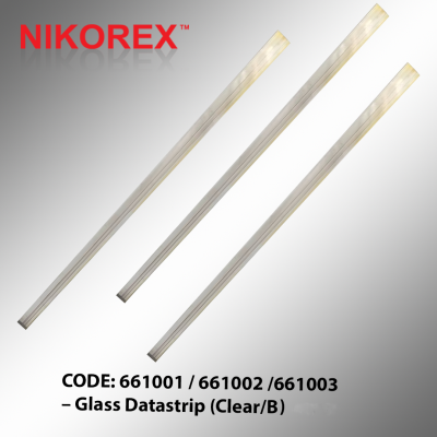 661001/661002/661003 C Glass Datastrip (Clear/B)