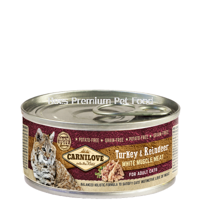 Carnilove Turkey & Reindeer Adult Cat Can 100g