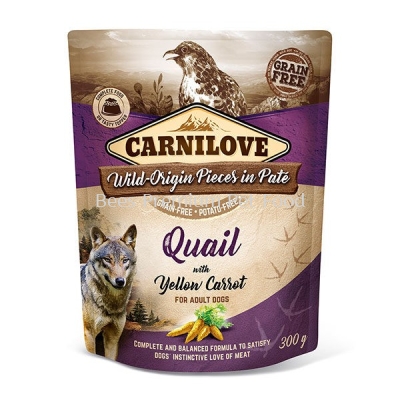 Carnilove Quail with Dandelion Cat Pouch 85g