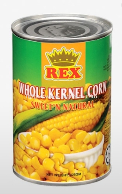 REX WHOLE KERNEL CORN 425G