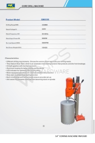 14” Coring Machine