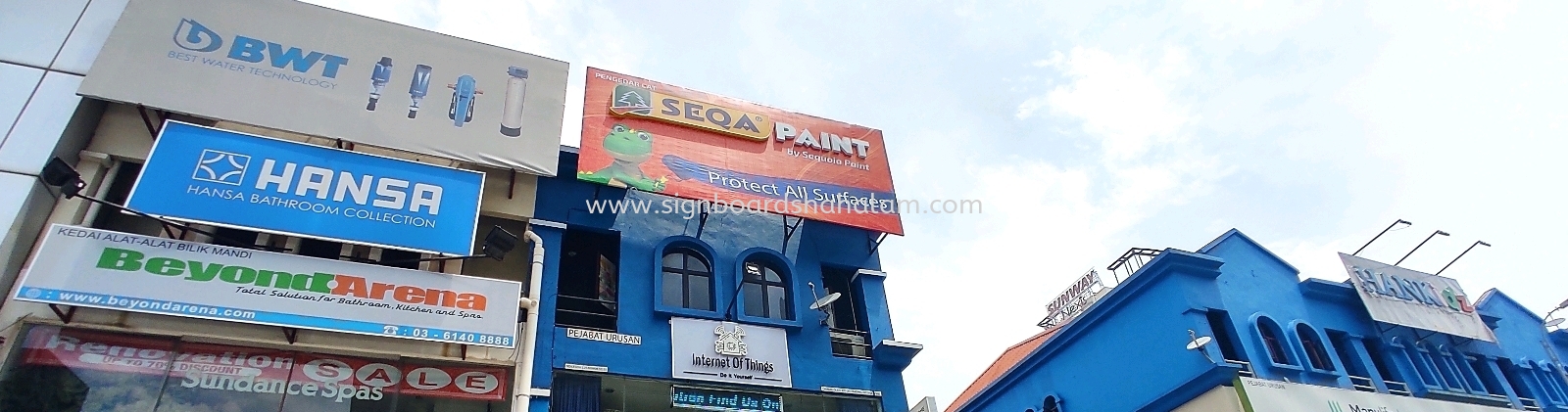 Sequoia Marketing KL-  Billboard with 3D Conceal LED Frontlit