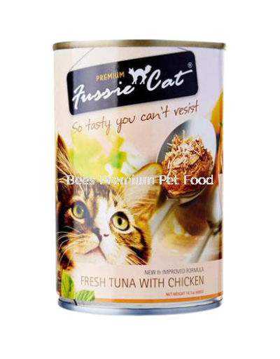 Fussie Cat Fresh Tuna with Chicken Can 400g