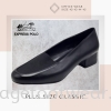 PlusSize Women 1 inch Heel Shoe- PS-1206 BLACK Colour Plus Size Shoes