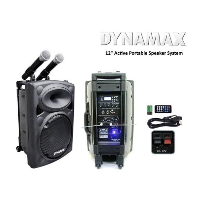 DYNAMAX PRO120A /CH PORTABLE SPEAKER SYSTEM 12" 350W