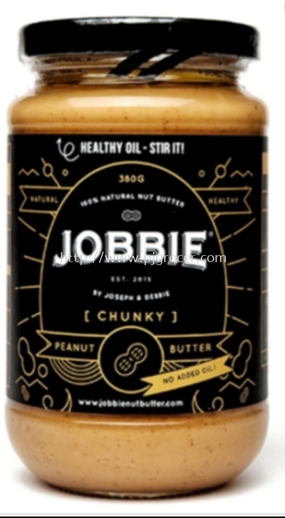 JOBBIE PEANUT BUTTER CHUNCY (BLACK) 380G