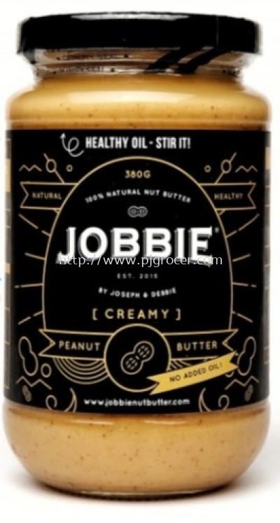 JOBBIE PEANUT BUTTER CREAMY (BLACK) 380G