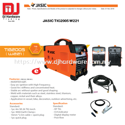 JASIC WELDING TIG2005 W221 (CL)