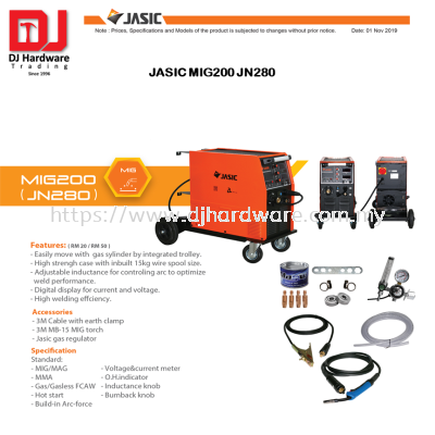 JASIC WELDING MIG200 JN280 (CL)