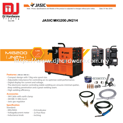 JASIC WELDING MIG200 JN214 (CL)