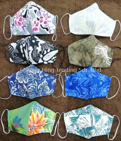 REUSABLE CUSTOM MADE BATIK FACE MASK - Mix Design