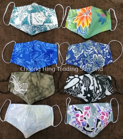 REUSABLE CUSTOM MADE BATIK FACE MASK - 3 Layers Protection