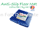 12pcs/Set Anti-Slip PVC Floor Mat Bathroom Toilet Kitchen 15cmx30cm 1000 Floor Mat Plastic Household Ware