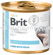 Brit Veterinary Diet Cat Obesity Can Food 200g