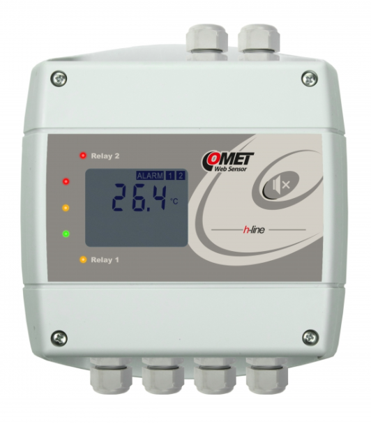 comet h4531 thermometer with ethernet interface and relays
