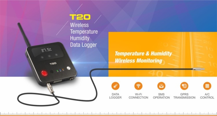 T20 Digital Wireless Temperature & Humidity Monitoring System