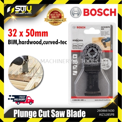 BOSCH 2608661630 (AIZ 32 BSPB) 5PCS BIM Curved Tec Plunge Cut Saw Blade 32 x 50mm (Hardwood)