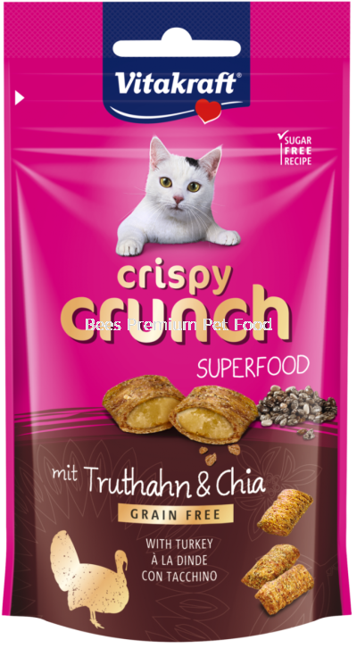 Vitakraft Crispy Crunch Superfood Turkey & Chia 60g