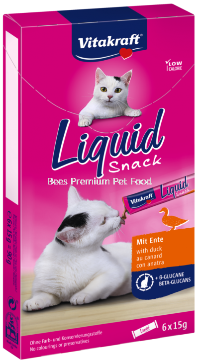 Vitakraft Cat Liquid Snack Duck 6 x 15g
