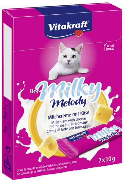 Vitakraft Milky Melody Milkcream with Cheese 7 x 10g