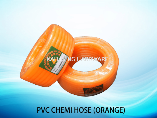 PVC CHEMI HOSE (ORANGE)