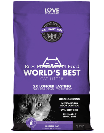 World's Best Cat Litter Multiple Cat Lavender Scented