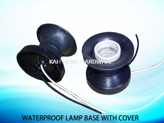 WATERPROOF LAMP BASE WITH COVER