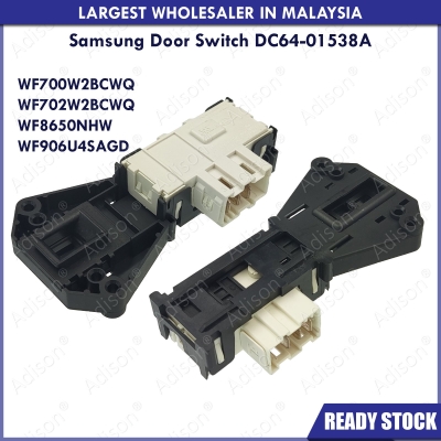 Code: 31535 Samsung Door Switch DC64-01538A For WF700W2BCWQ / WF702W2BCWQ / WF8650NHW / WF906U4SAGD