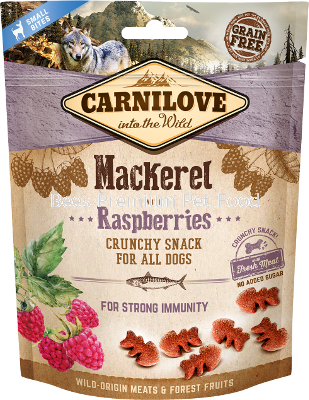 Carnilove Mackerel with Raspberries Dog Snack 200g