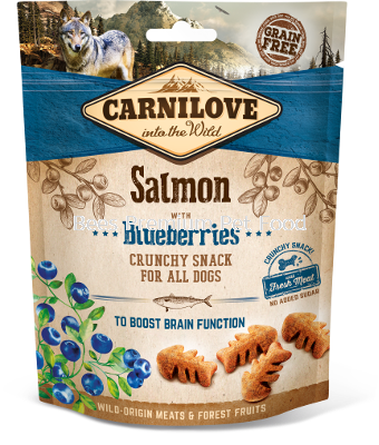 Carnilove Salmon with Bluberries Dog Snack 200g