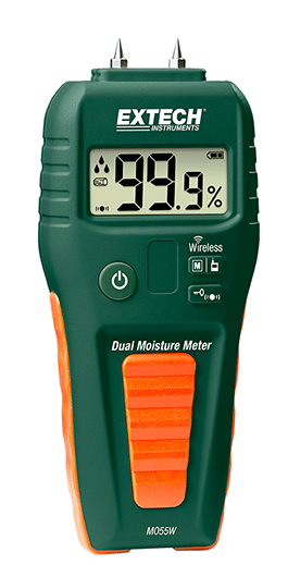 EXTECH MO55W : Wireless Datalogging Pin/Pinless Moisture Meter