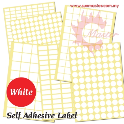 Self-Adhesive Labels - White