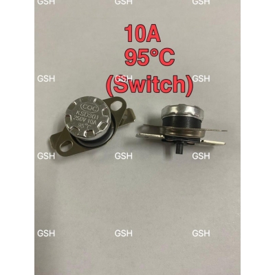 10A 250V KSD301 Thermostat Temperature Thermal Control Switch(with Switch)