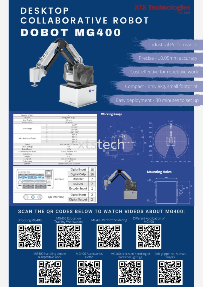 DOBOT MG400 Industrial Robot