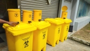 Clinical Waste Bio Hazard Bin Bio Hazard Bin Clinical Waste Tong Sampah 