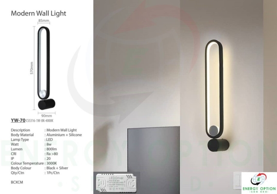 Special Lighting 8W Modern Wall Light YW70