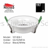 YET-003-1 PC WH R GU10 Eyeball Fitting Recess/Surface (MR16/GU10/PAR30/AR111)