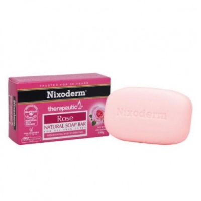 NIXODERM NATURAL SOAP ROSE 100G