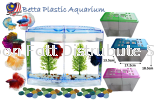 L-7150 Betta Plastic Aquarium Ikan bekas 17.2cmx13.5cmx18.5cm - BETTA Aquarium Pet Care