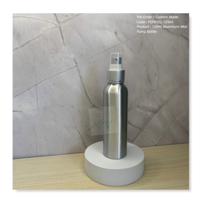 120ml Aluminum Mist Pump Bottle - PSPB002