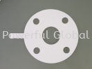 PTFE Gasket With Locating Tab PTFE / Teflon Engineering Plastics