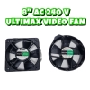 ULTIMAX 8" AC240V AXIAL FAN BALL BEARING EABFUT-22060B (SQUARE / ROUND) video fan Electrical Circuitry & Part
