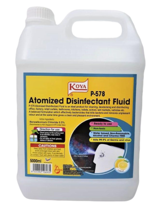 P-578 ATOMIZED DISINFECTANT FLUID