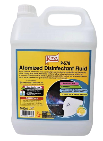 P-578 ATOMIZED DISINFECTANT FLUID