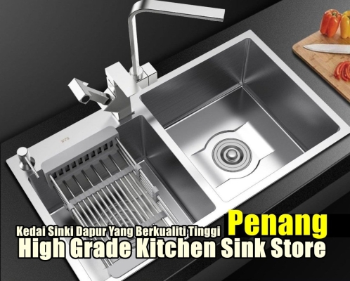 Senarai Kedai Menjual Sinki Dapur Gred Tinggi Di Pinang