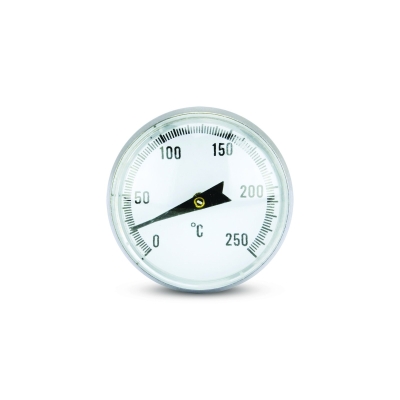 DIAL THERMOMETER ETI 800-813 25MM 0 TO 250C Bi-Metal 