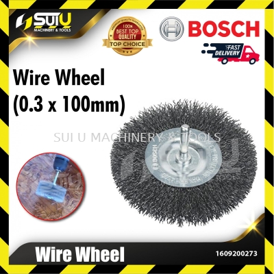 BOSCH 1609200273 0.3 x 100MM Crimped Wire Wheel
