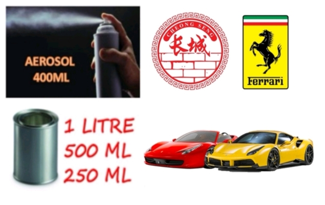 2K Red (323 Rosso Scuderia), Yellow (4305 Giallo Modena) Colours Paint