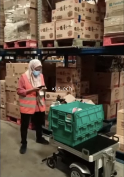 Ecommerce Fulfilment Automation Solution - AGV Automatic Guided Vehicle Cart